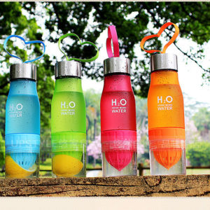 Fruit Infused Water Bottle assorted colors